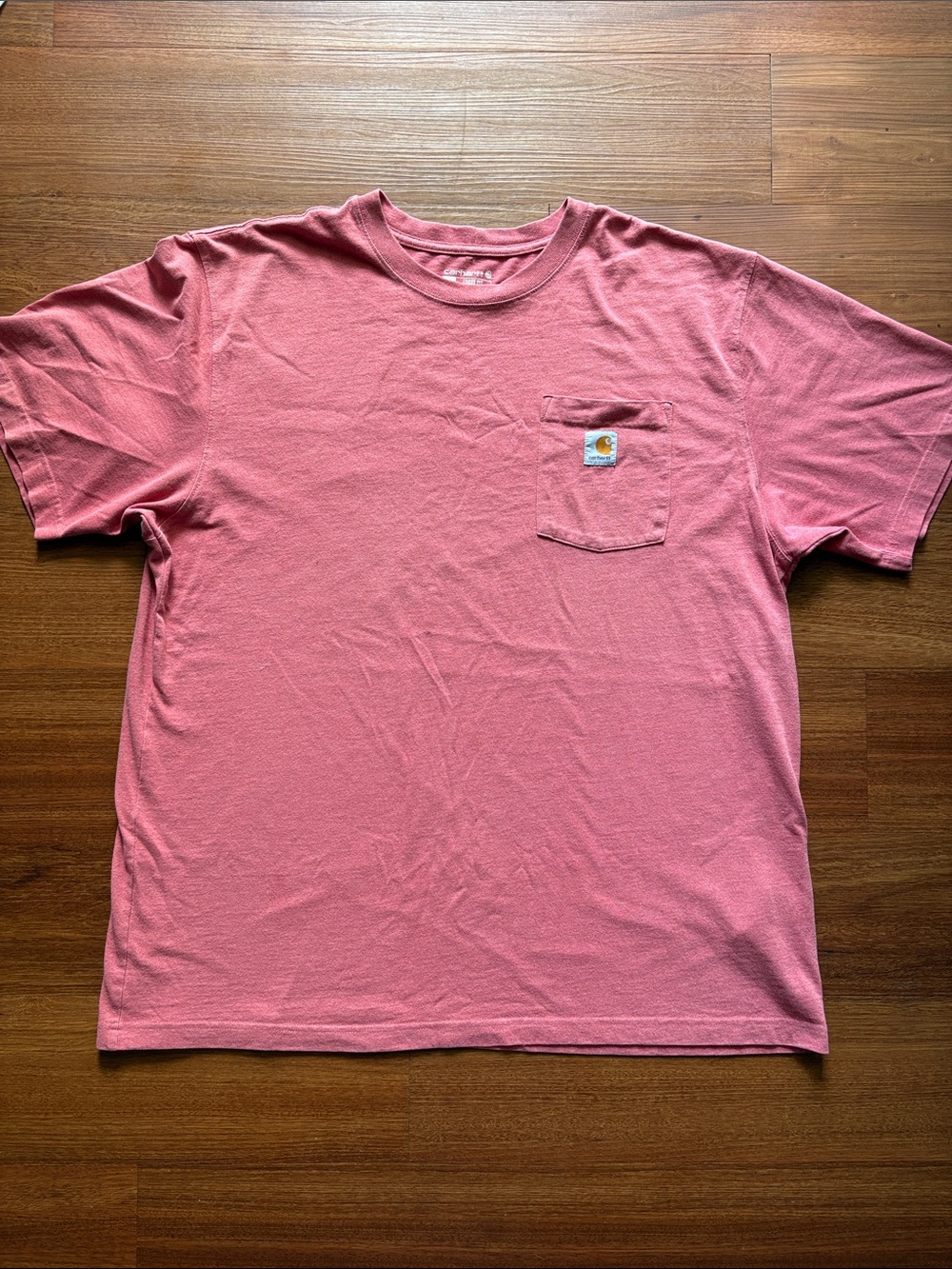Carhartt Loose Fit Pink Pocket T-Shirt Men’s XL Workwear Streetwear